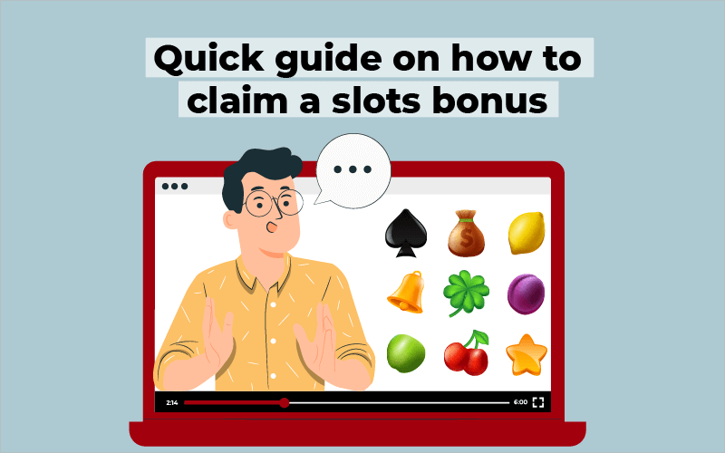 Quick guide on how to claim a slots bonus