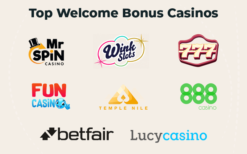 Top welcome bonus casinos