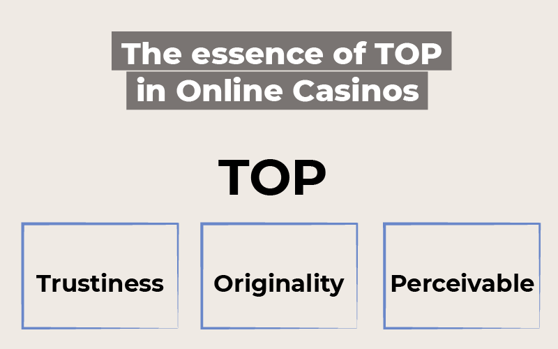 The essence of TOP in Online Casinos
