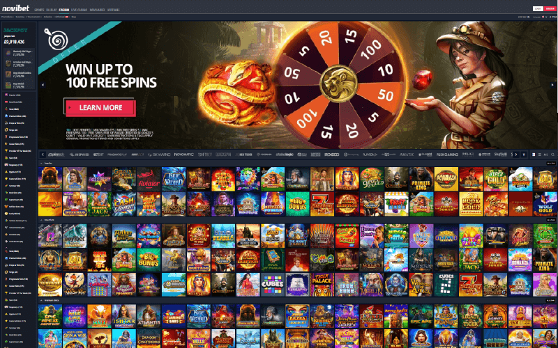 Novibet Casino Website preview