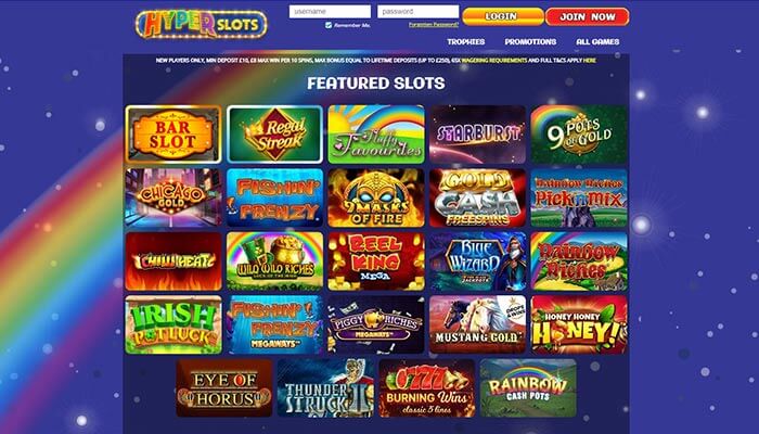 Hyper Slots Featured Slots Preview