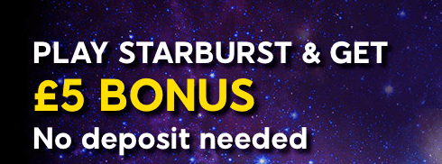 ♛ $5 No Deposit Bonus on Starburst at 888casino