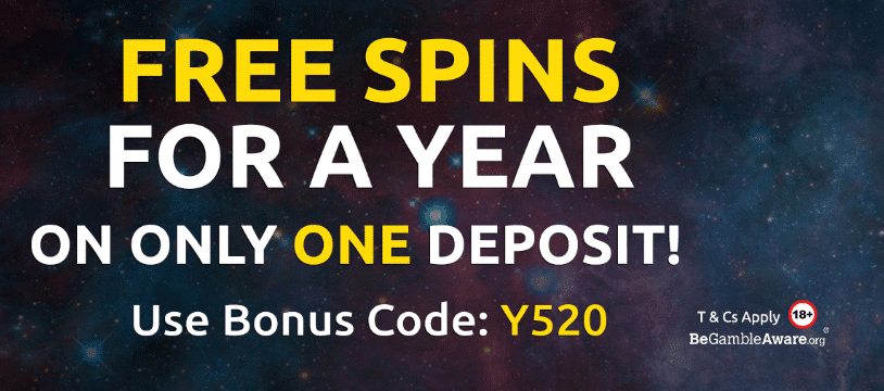 ♛ Get Weekly Bonus Spins for a Year at SlotsMagic