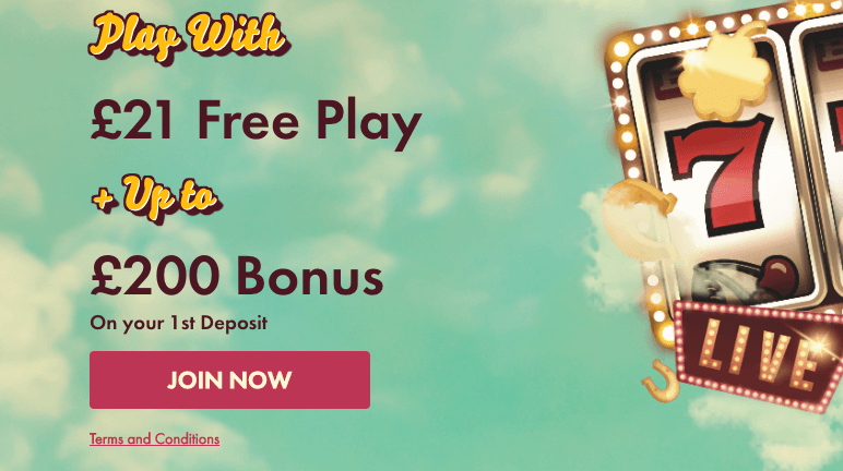 ♛ Play With $21 Free Play + up to $200 on your 1st Deposit at 777 Casino