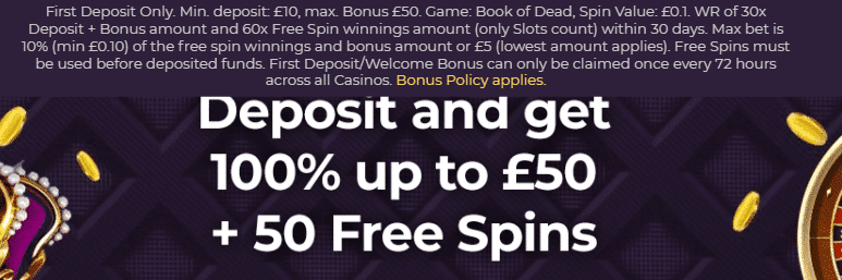 ♛ First Deposit Bonus of 100% up to $50 + 50 Spins on Book of Dead at Royal Bet