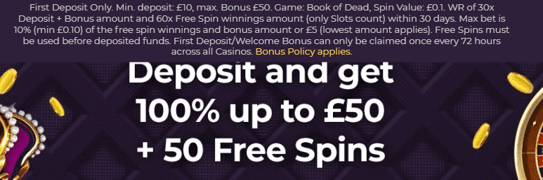 ♛ Welcome Bonus: 100% up to $50 + 50 Bonus Spins on Book of Dead at Royal Bet