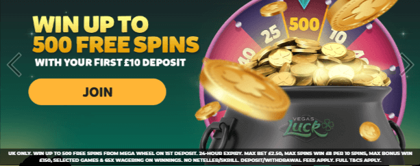 ♛ First Deposit Bonus: up to 500 Spins on Finn and the Swirly Spin