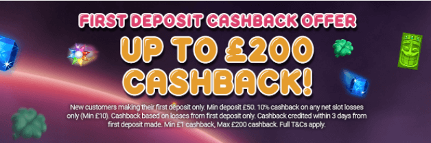 ♛ 10% Welcome Cashback Bonus up to $200 with No Wagering