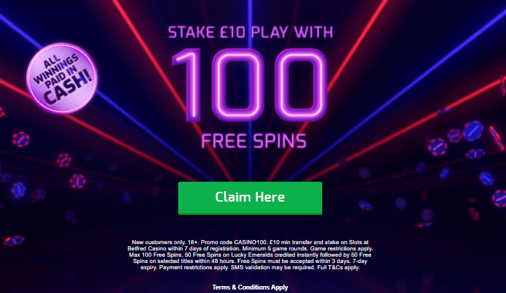 ♛ First Deposit Offer: Stake $10 and Play with 100 No Wagering Spins