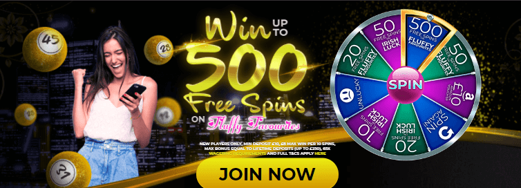 ♛ Up to 500 Bonus Round on Fluffy Favourites as Welcome Offer