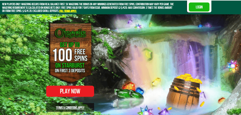 ♛ Up to 100 Starburst Extra Spins as Welcome Package