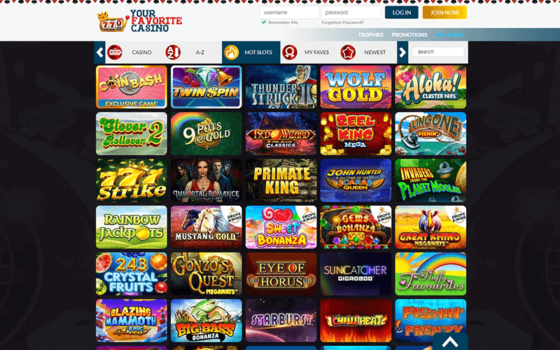 Your favorite casino All Games Preview